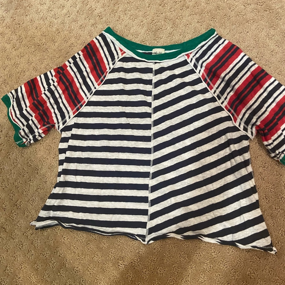Free People Striped Tee